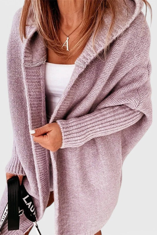 Lovisa Cardigan Oversized en Maille avec Capuche