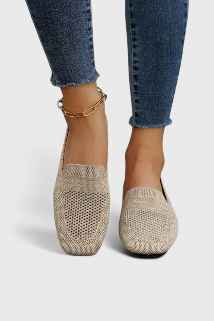 Ana Ballerine Orthopédiques à Semelle Flexible et Tissu Respirant