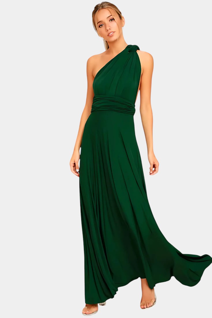 Josephine Robe Enveloppante à Décolleté Ajustable et Taille Nouée