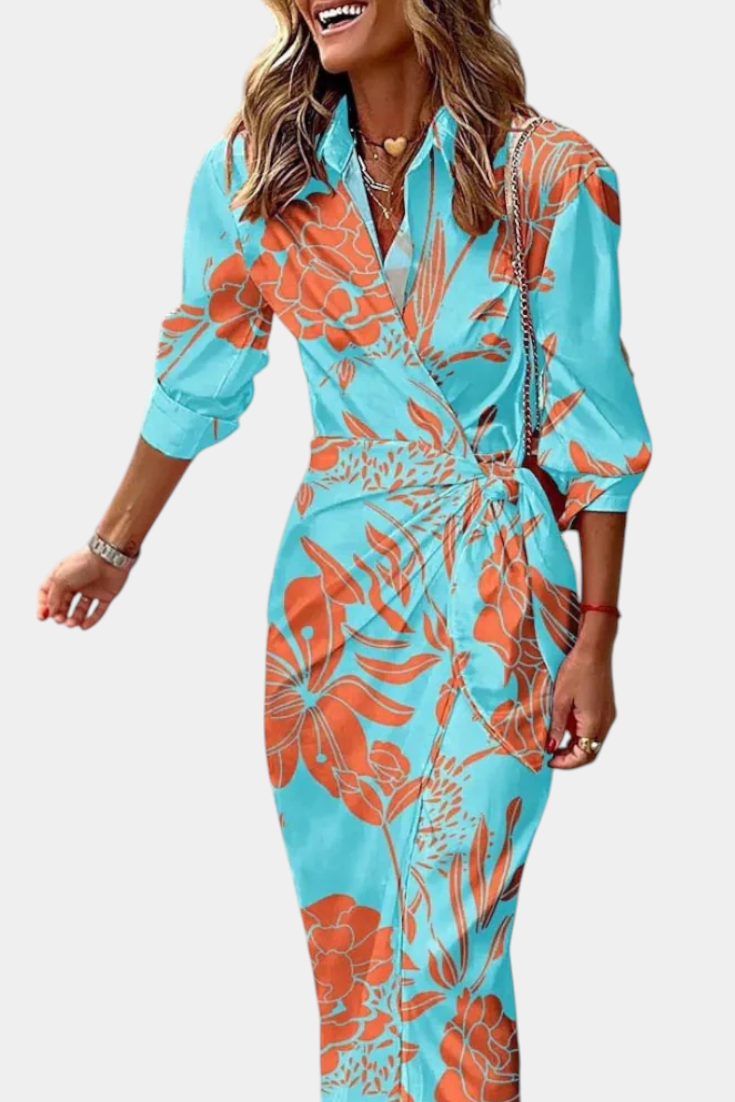 Maira Robe à Imprimé Estival