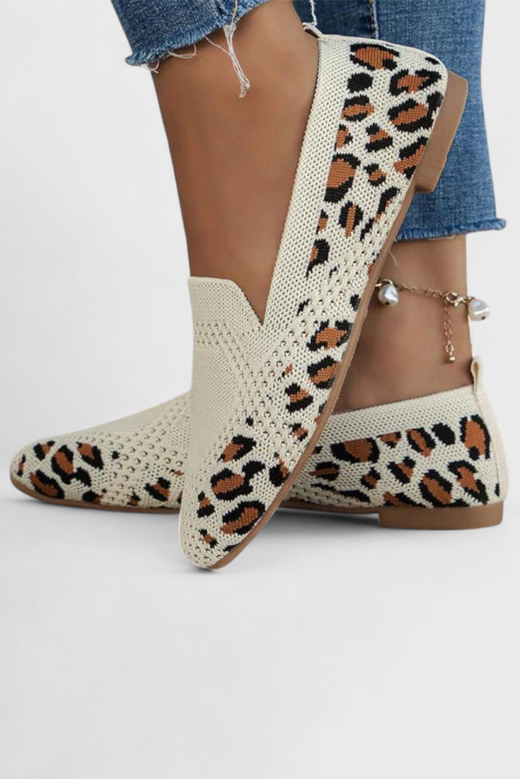 Ana Ballerine Orthopédiques à Semelle Flexible et Tissu Respirant