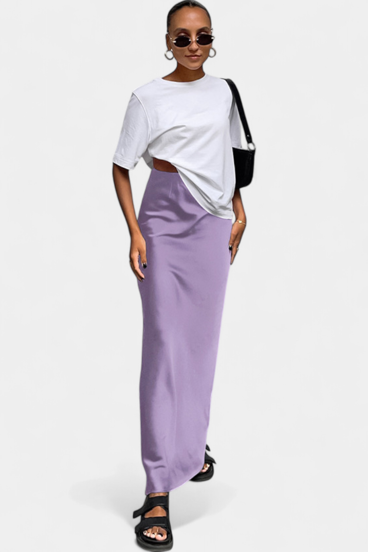 Fable Jupe Maxi à Silhouette Fluide et Style Utilitaire