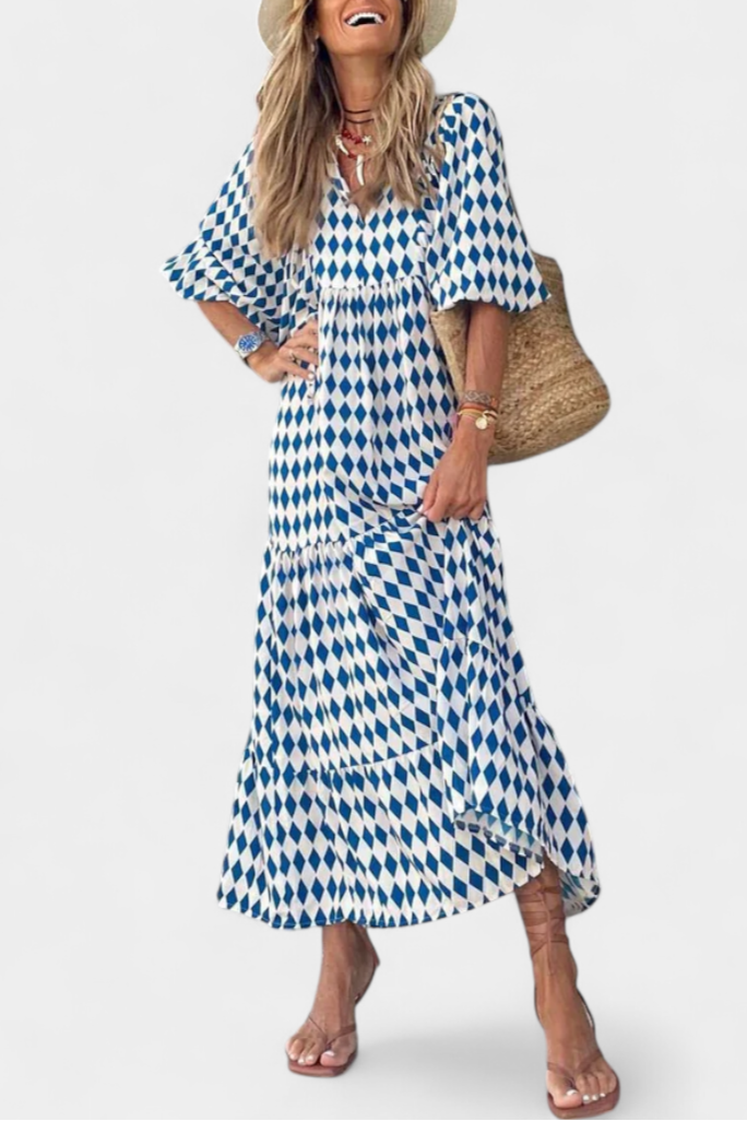 Aroa Robe Bohème à Imprimé Floral et Coupe Ample