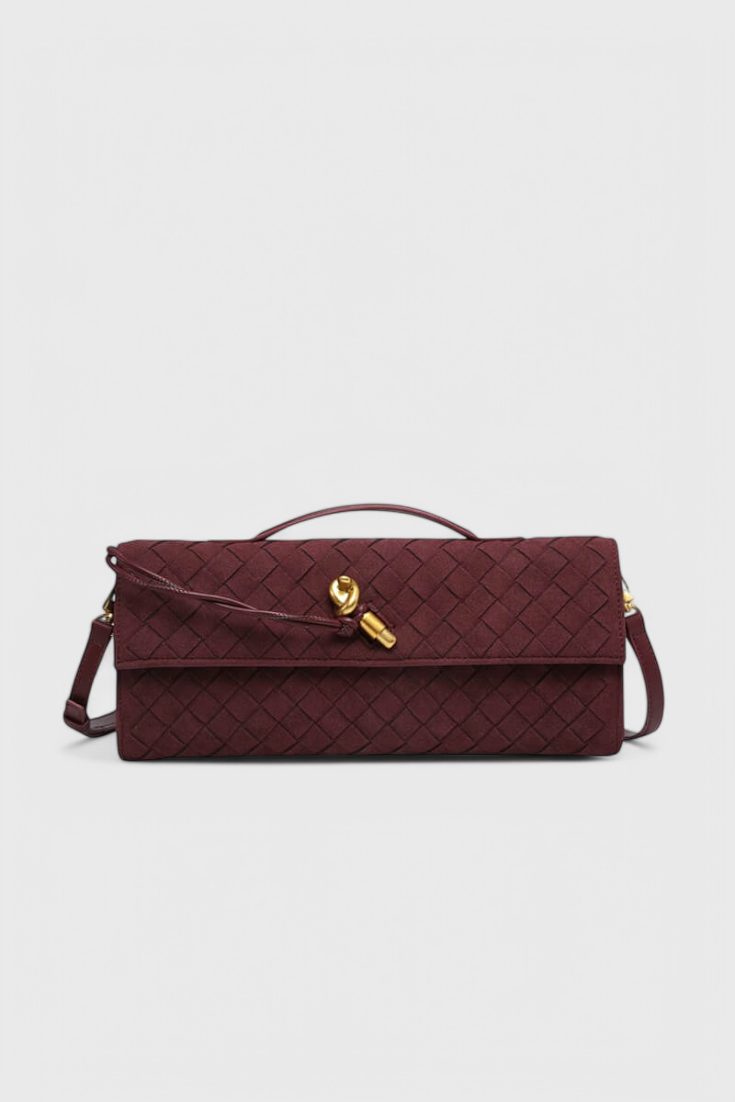 Melanie Sac Structuré à Nœud Doré et Bandoulière Confortable