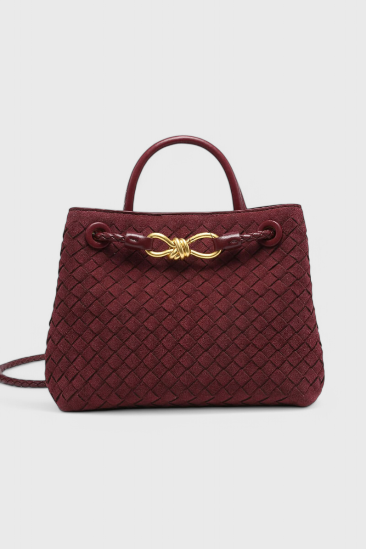 Tara Sac en Suède Synthétique à Bandoulière Ajustable