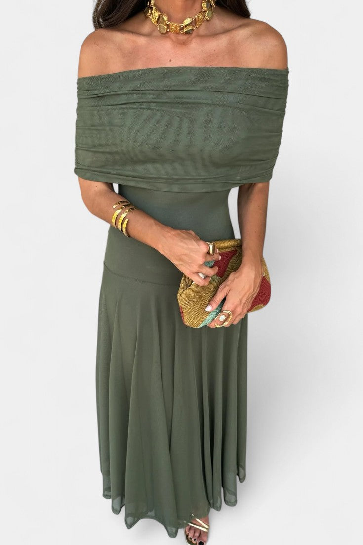 Jessamy Robe Asymétrique à Imprimé Tie-Dye Maxi