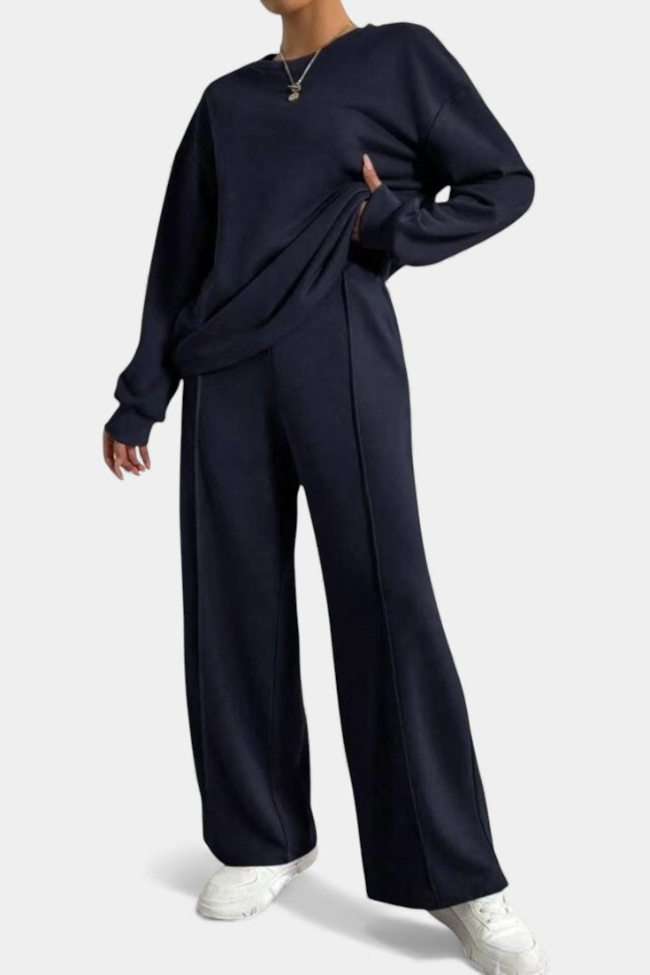 Tiara Ensemble Décontracté Sweatshirt & Pantalon Taille Haute