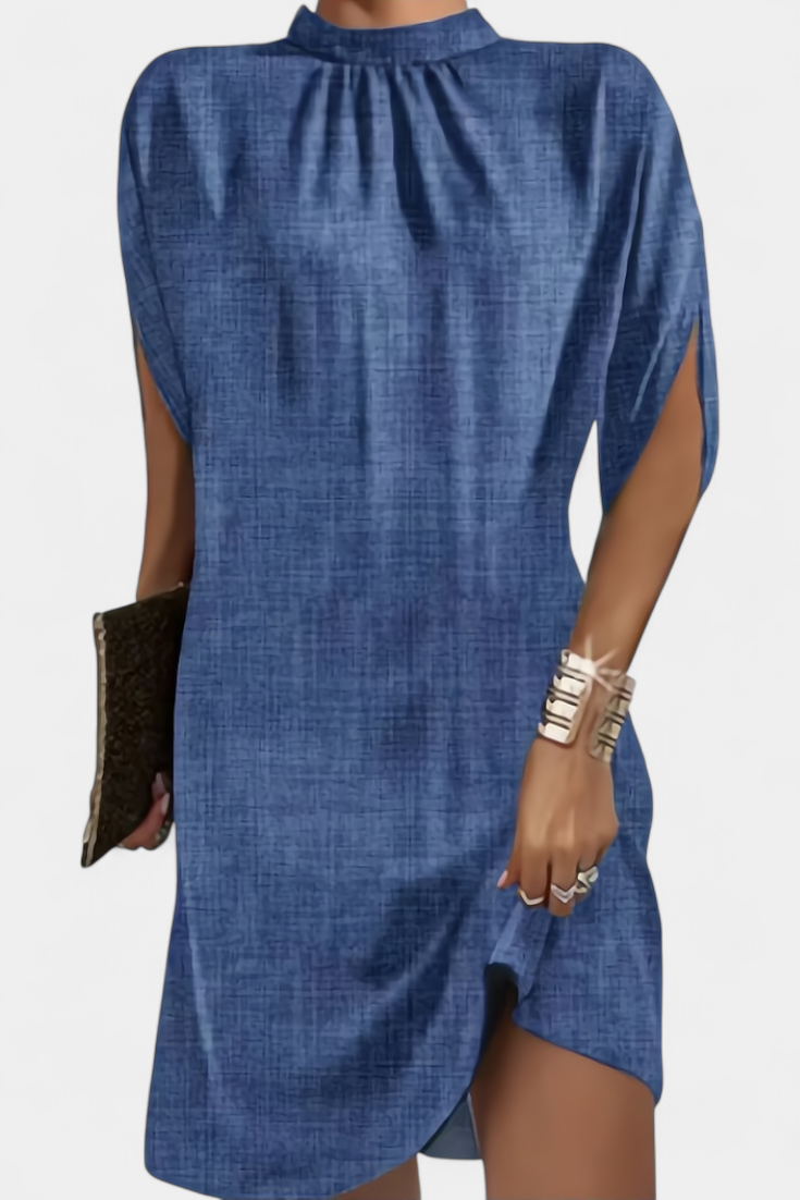 Haruna Robe Droite Monochrome Élégante