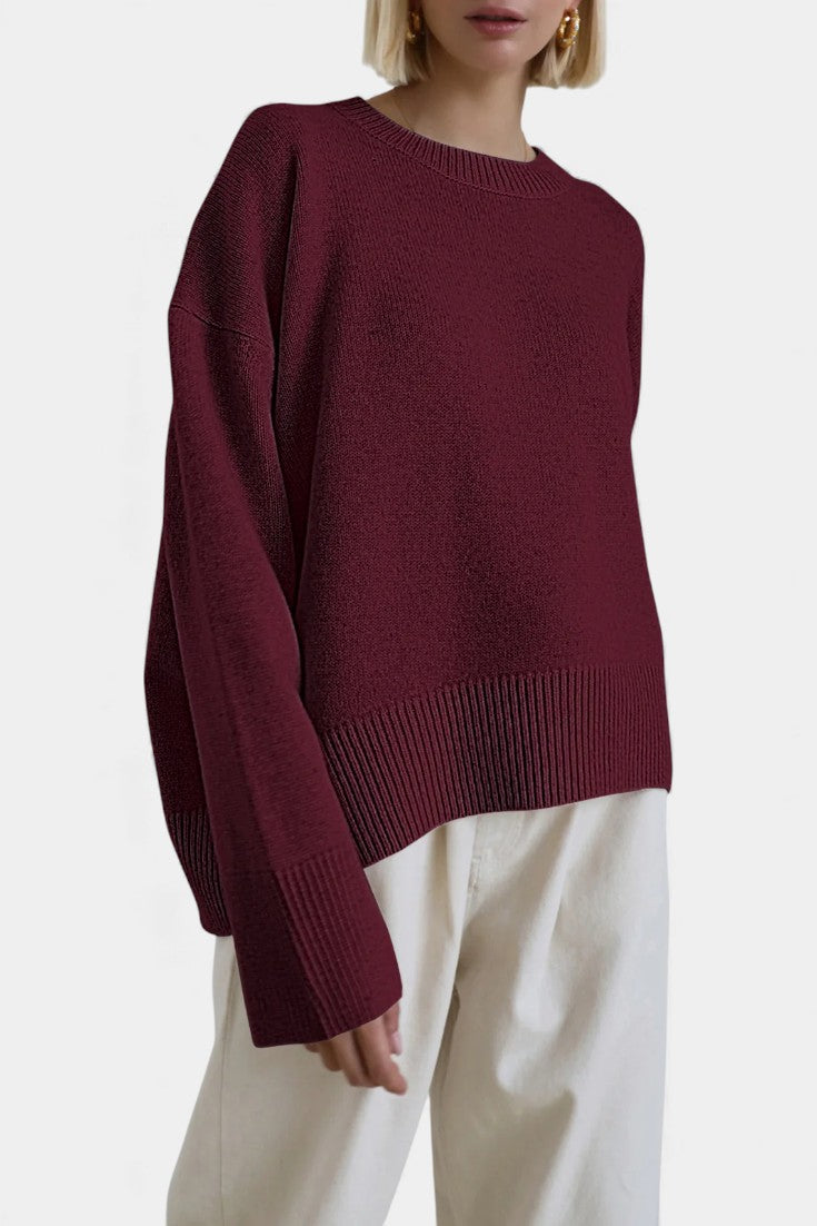 Néliane Pull Oversize Candyfloss en Maille Douce