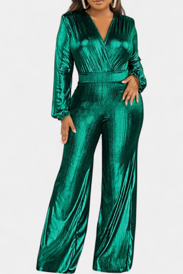 Papeete Combinaison Élégante à Décolleté Profond