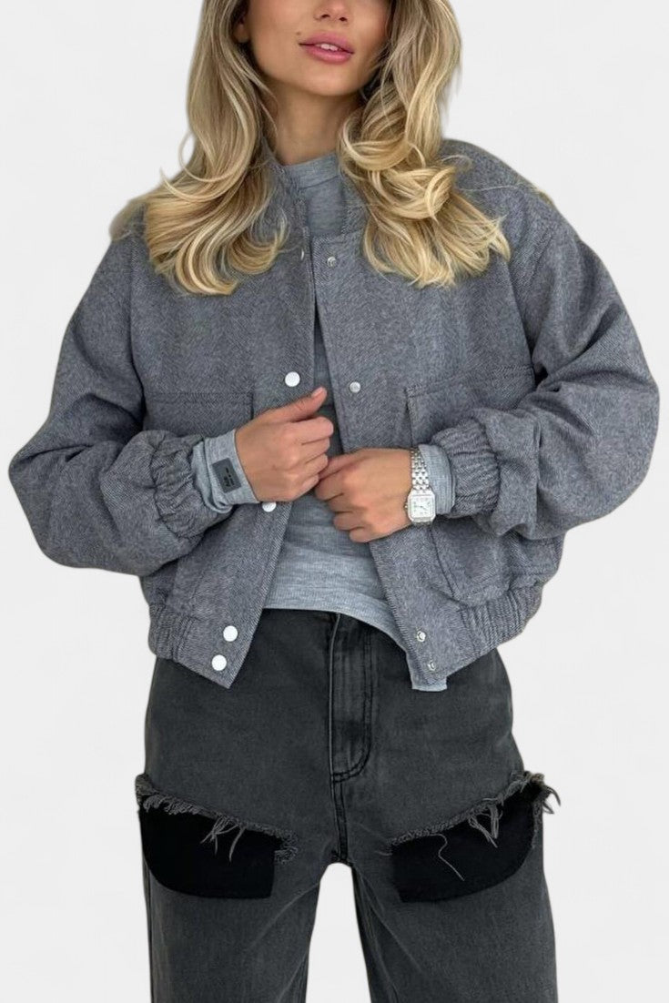 Lulu Veste Décontractée Minimaliste à Coupe Moderne