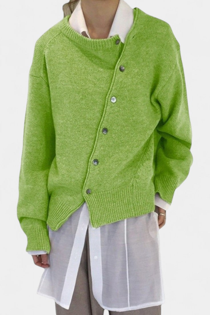 Wunlisa Cardigan Boutonné Élégant et Polyvalent