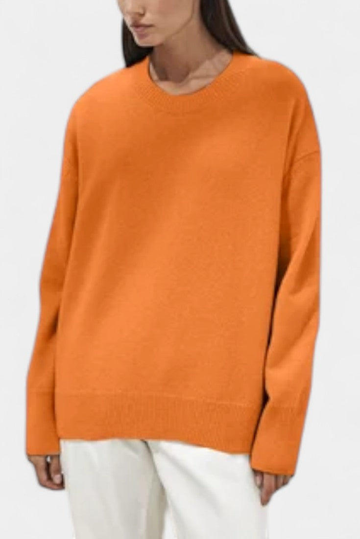 Krolyn Pull Décontracté à Détails Côtelés