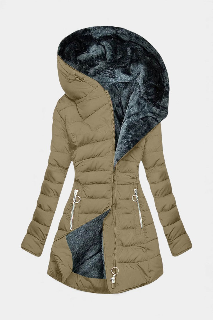 Cibèle Manteau en Fourrure Douillette Élégant et Intemporel