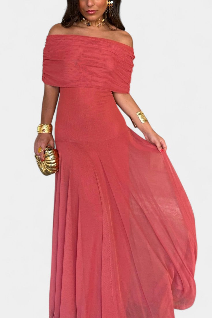 Jessamy Robe Asymétrique à Imprimé Tie-Dye Maxi