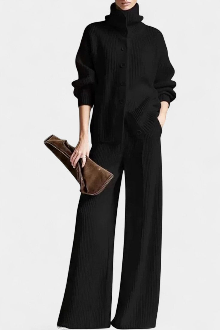 Wilhelmine Ensemble Cardigan et Pantalon Confortable
