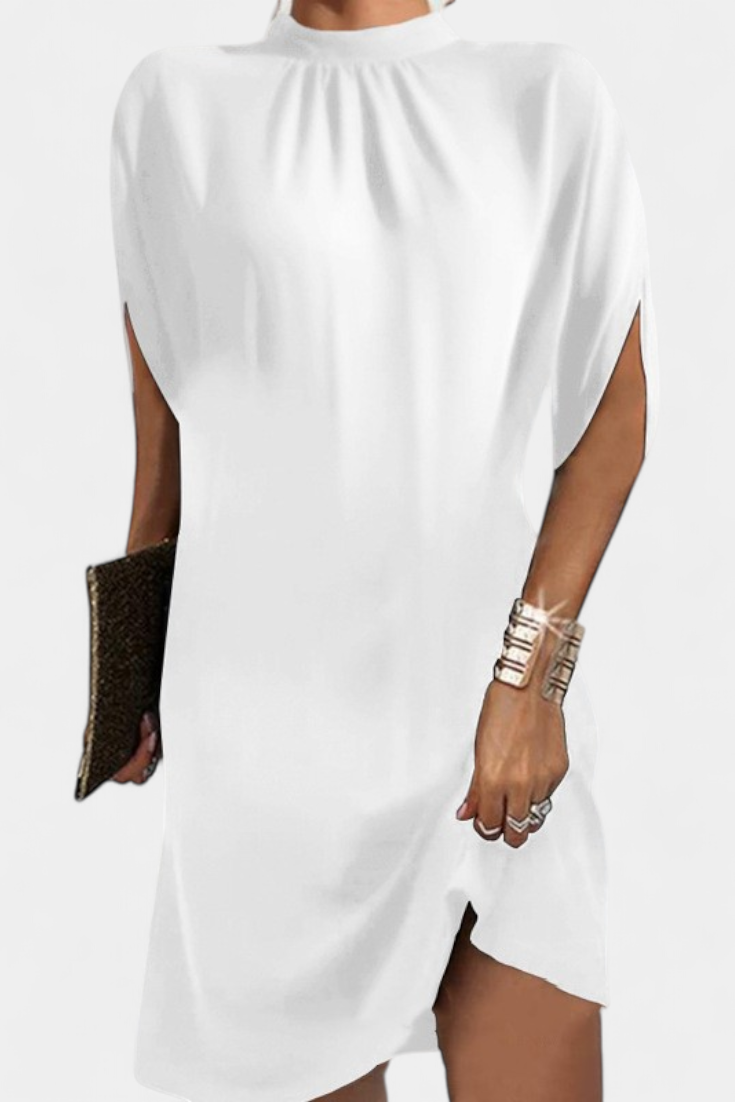 Haruna Robe Droite Monochrome Élégante