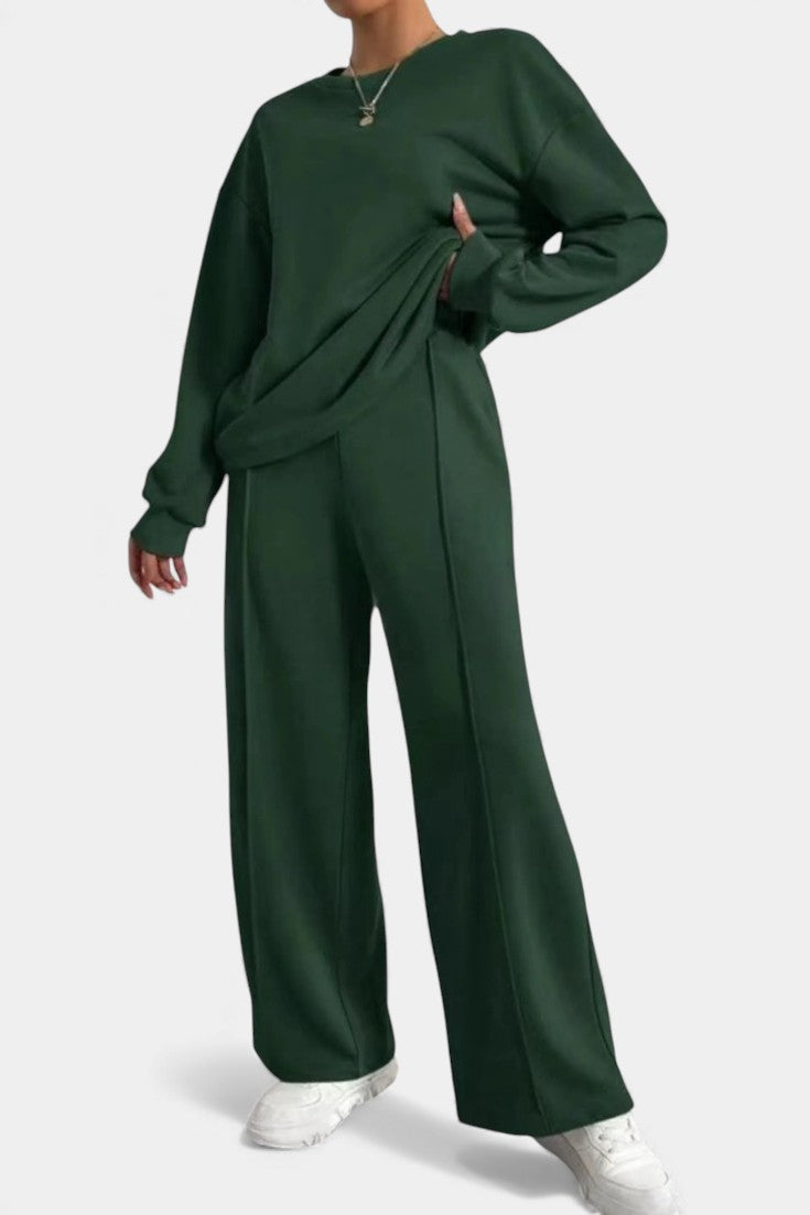 Tiara Ensemble Décontracté Sweatshirt & Pantalon Taille Haute