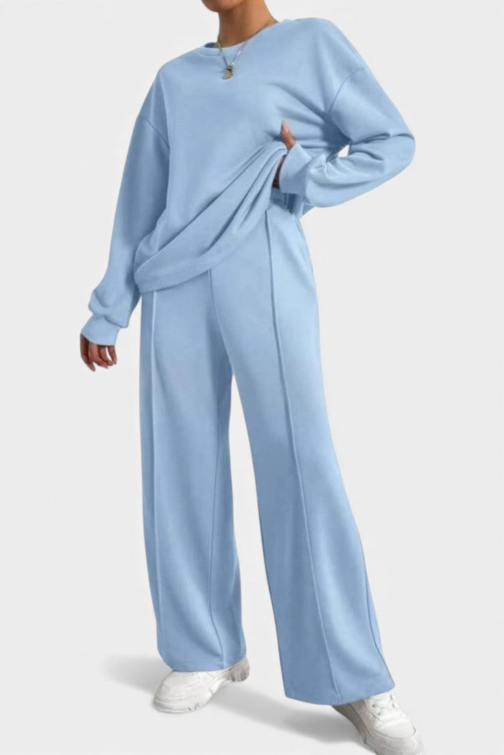 Tiara Ensemble Décontracté Sweatshirt & Pantalon Taille Haute