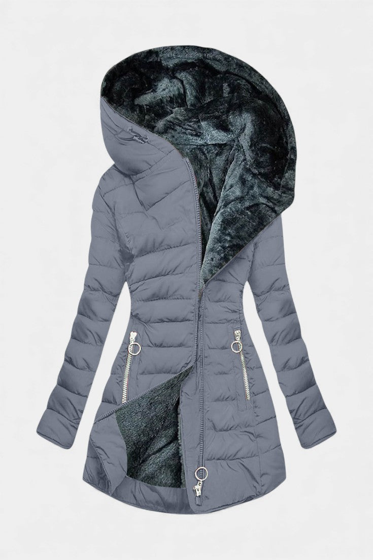 Cibèle Manteau en Fourrure Douillette Élégant et Intemporel