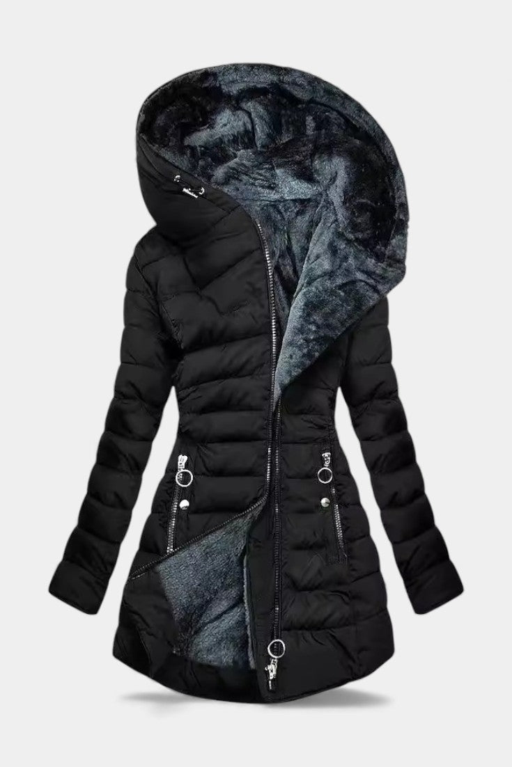 Cibèle Manteau en Fourrure Douillette Élégant et Intemporel