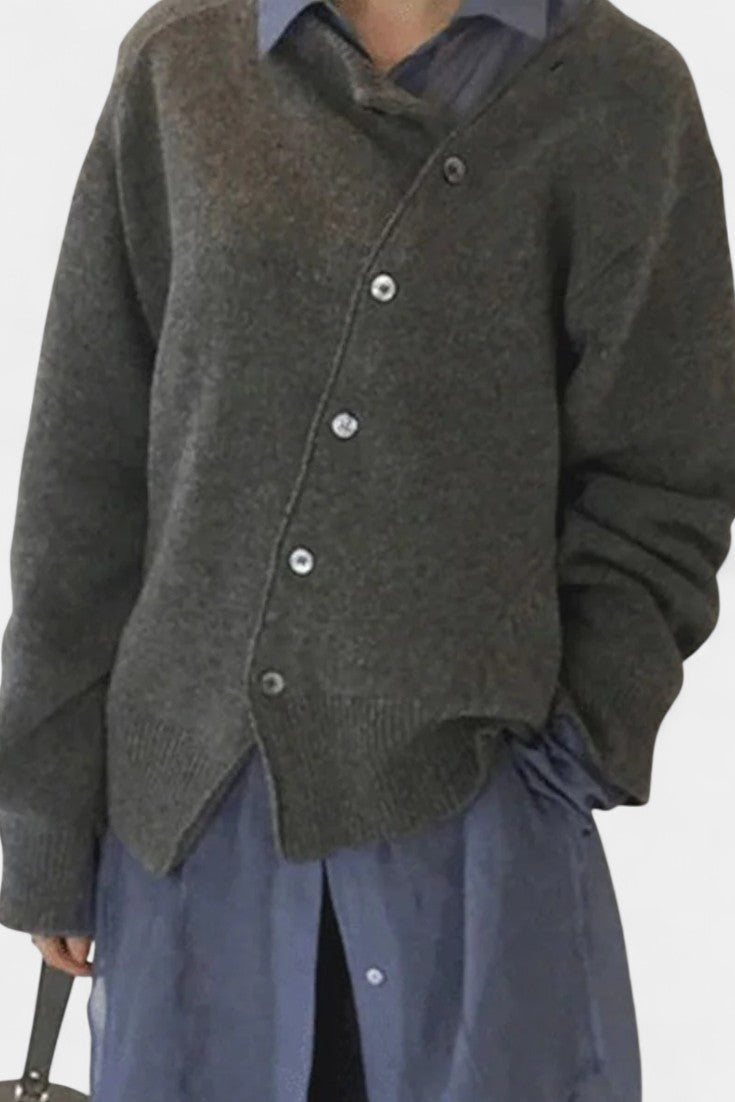 Wunlisa Cardigan Boutonné Élégant et Polyvalent