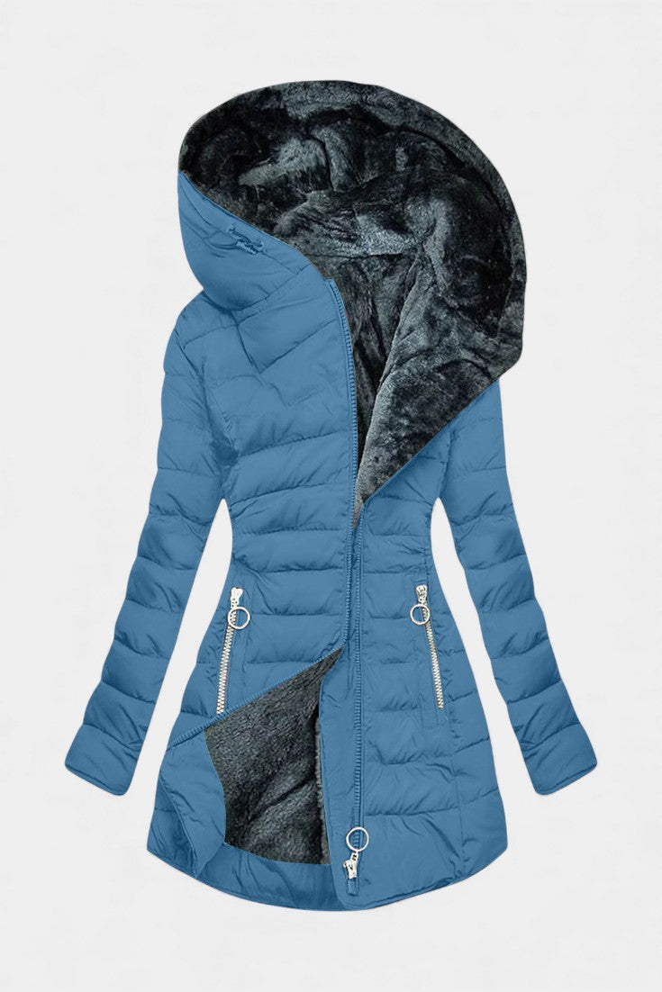 Cibèle Manteau en Fourrure Douillette Élégant et Intemporel