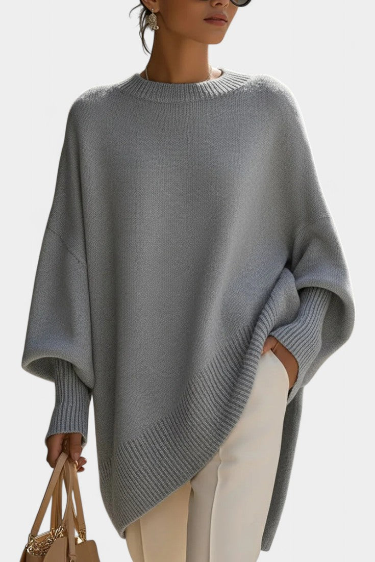 Ernesta Poncho Oversized Élégance Naturelle