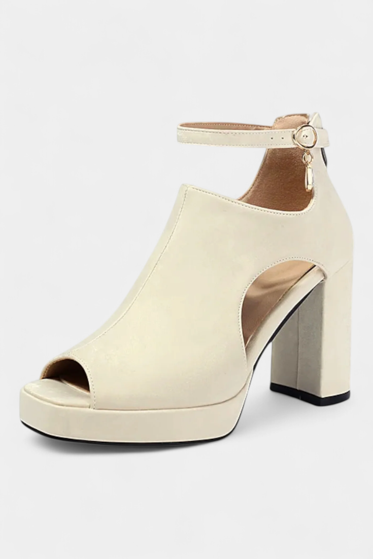 Lopez Talons Épais Multicolores au Design Audacieux