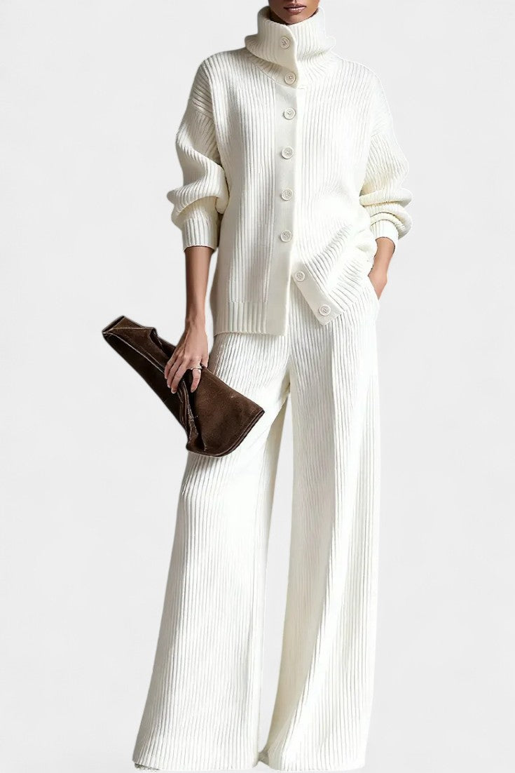 Wilhelmine Ensemble Cardigan et Pantalon Confortable