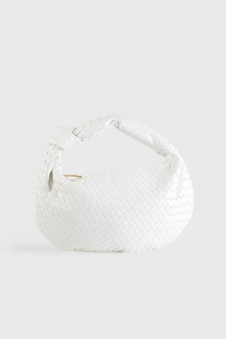 Darcie Sac à Bandoulière Tressé en Cuir Végan