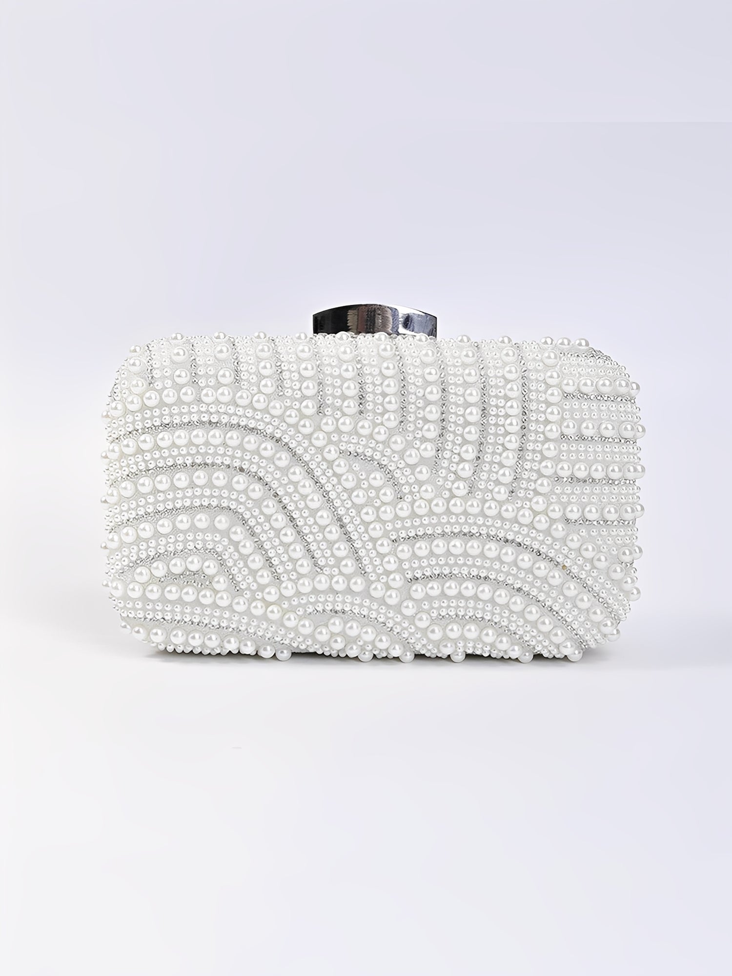 Pochette de Soirée à Perles Imitation et Strass