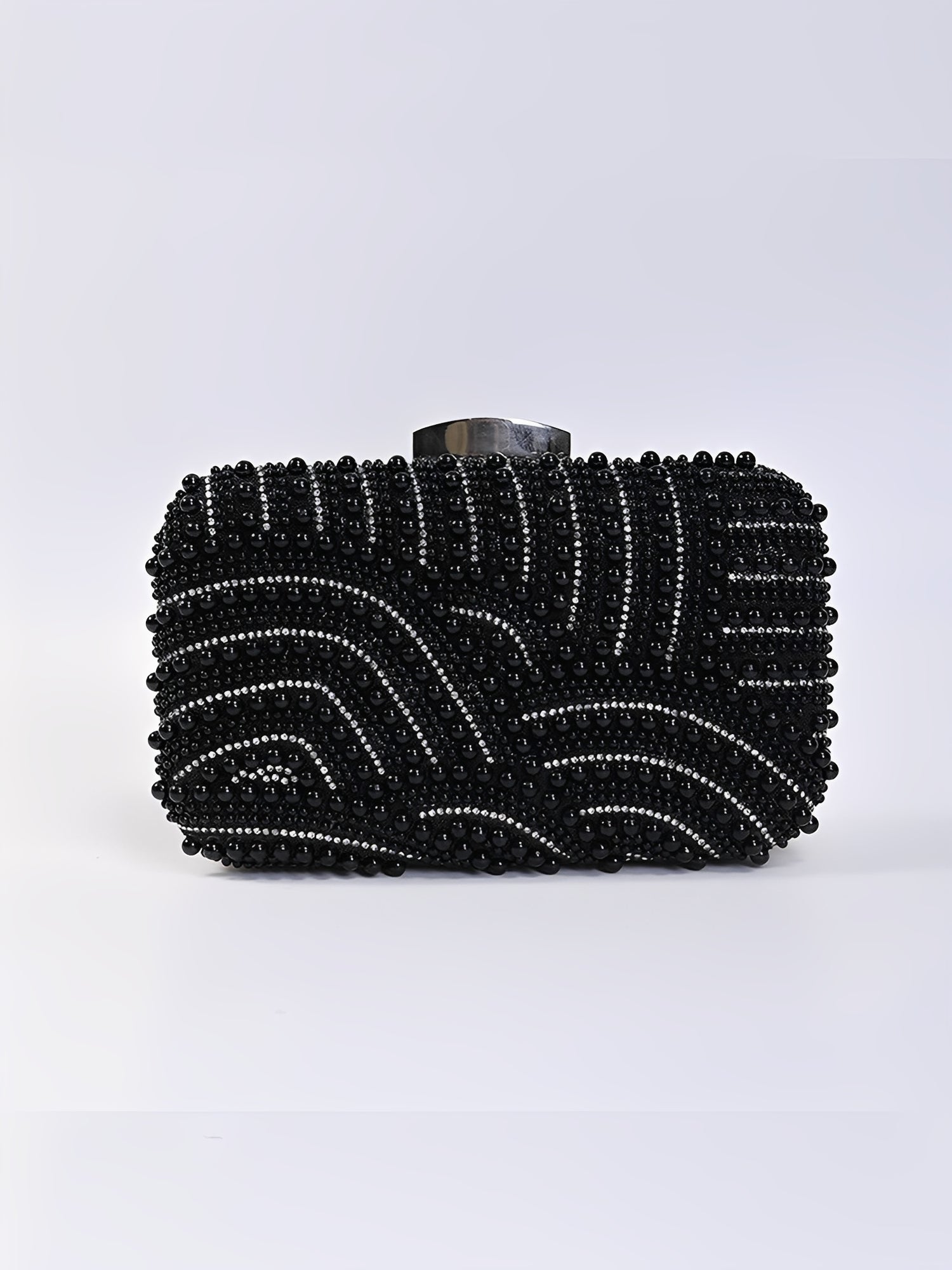 Pochette de Soirée à Perles Imitation et Strass