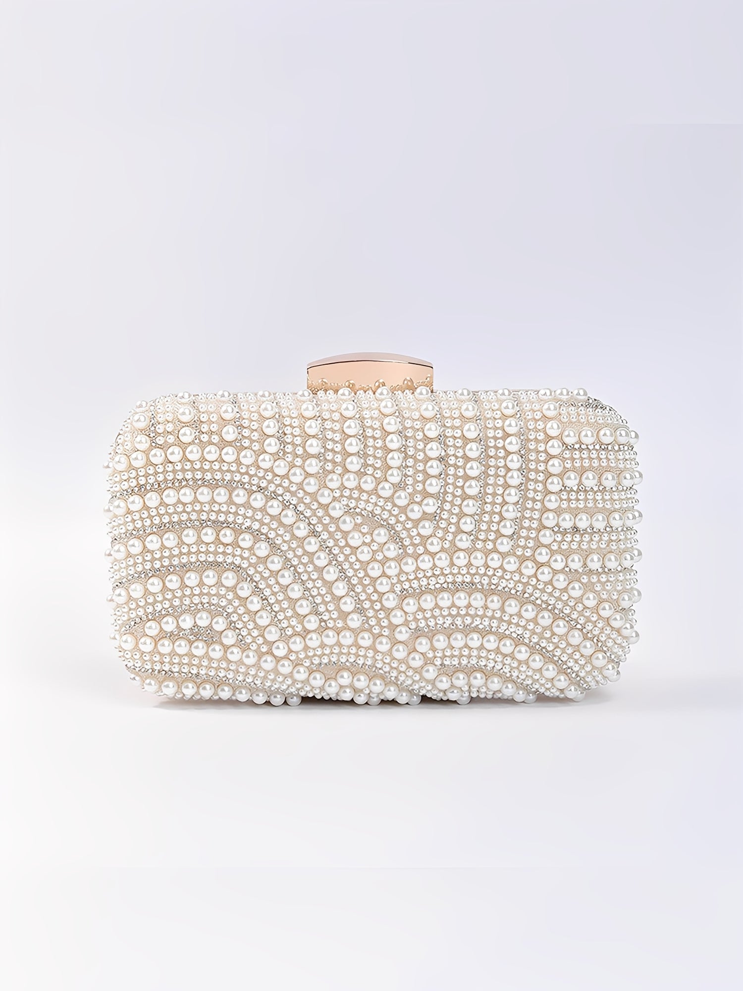Pochette de Soirée à Perles Imitation et Strass